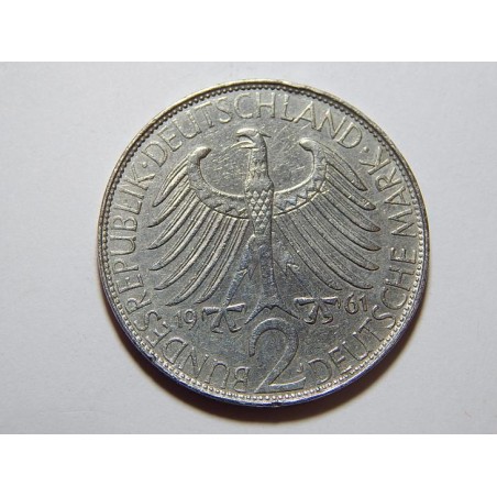 Německo BRD 2 Mark 1961 J Planck XF č36939