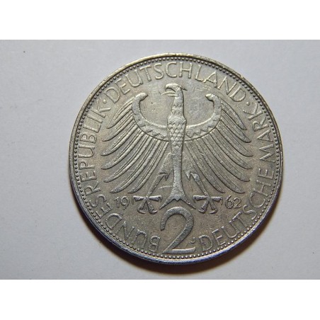 Německo BRD 2 Mark 1962 J Planck XF-UNC č36958