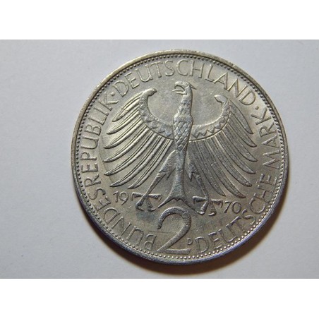 Německo BRD 2 Mark 1970 D Planck XF-UNC č36922