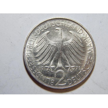 Německo BRD 2 Mark 1971 G Planck UNC č36612