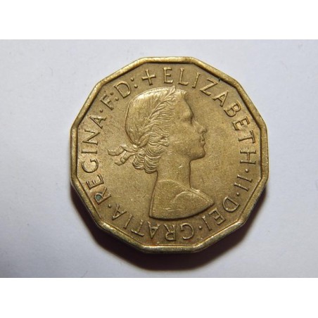 Anglie 3 Pence 1966 XF-UNC č36923