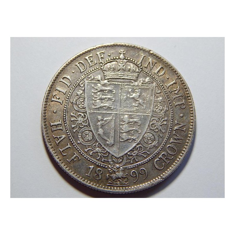 Anglie ½ Crown 1899 Ag XF č00033 Anglie ½ Crown 1899 Ag XF č00033
