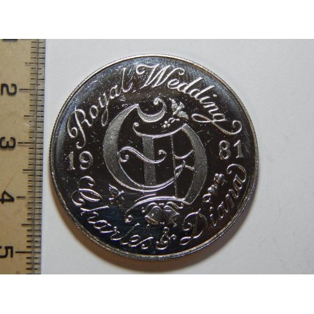 Anglie 1 Crown 1981 Lady Diana Spencer PROOF č39266 