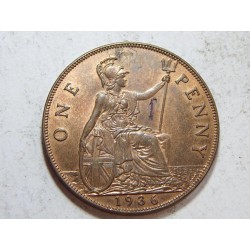 Anglie 1 Penny 1936 UNC č44154 