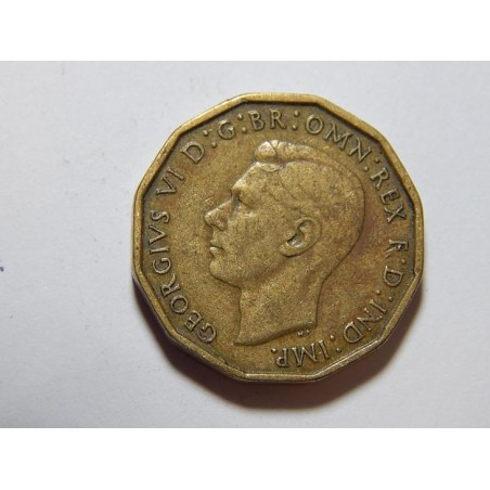 Anglie 3 Pence 1943 XF č36769 