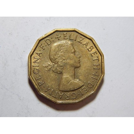 Anglie 3 Pence 1966 XF-UNC č36617 