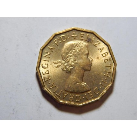 Anglie 3 Pence 1967 UNC č36655 