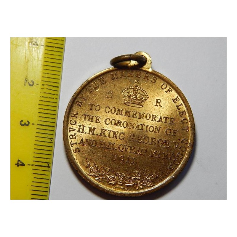 Anglie Georg V. korunovační medaile 1911 čŠU031 Anglie Georg V. korunovační medaile 1911 čŠU031