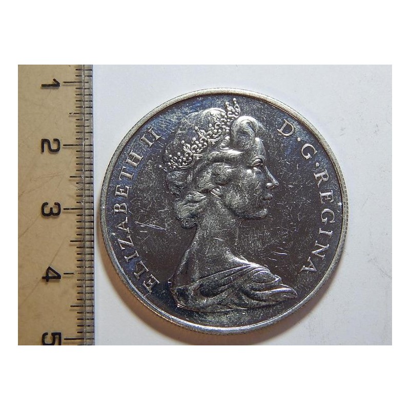 Gibraltar 1 Crown 1967 XF-UNC č39208 Gibraltar 1 Crown 1967 XF-UNC č39208