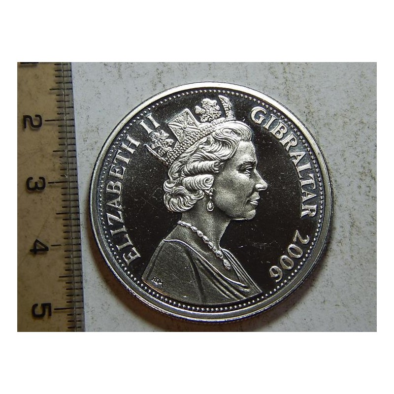 Gibraltar 1 Crown 2006 PROOF č39305 ( Gibraltar 1 Crown 2006 PROOF č39305 (