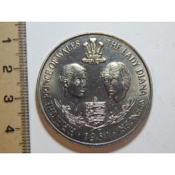 Guernsey 25 Pence 1981 UNC č39223 