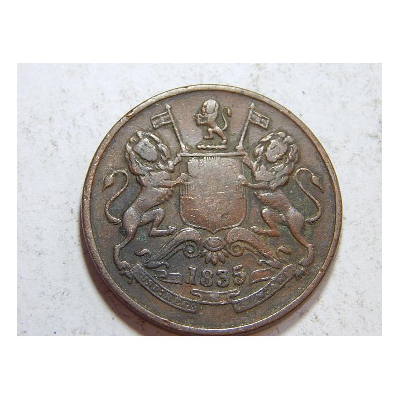 Indie ½ Anna 1835 XF č44102 Indie ½ Anna 1835 XF č44102