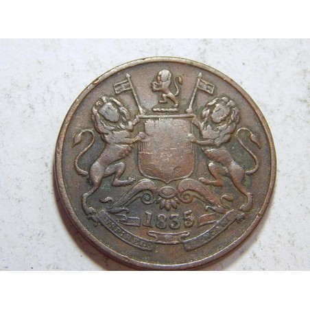 Indie ½ Anna 1835 XF č44102