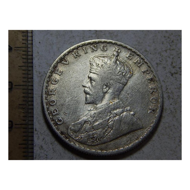 Indie 1 Rupee 1913 Bombay Ag XF č44190 Indie 1 Rupee 1913 Bombay Ag XF č44190