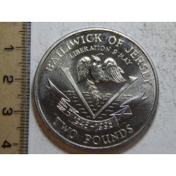 Jersey 2 Pounds 1995 liberation UNC č39315