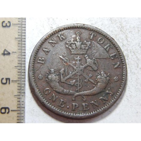 Kanada 1 Penny Token 1857 XF č44176 