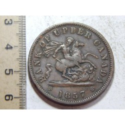 Kanada 1 Penny Token 1857 XF č44176 