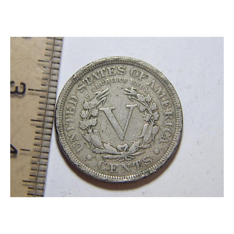 USA 5 Cents 1905 VF č36438 USA 5 Cents 1905 VF č36438