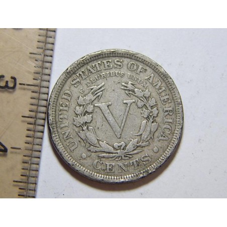 USA 5 Cents 1905 VF č36438 
