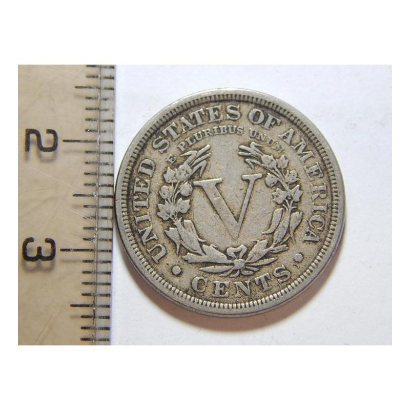USA 5 Cents 1911 XF č36409 USA 5 Cents 1911 XF č36409