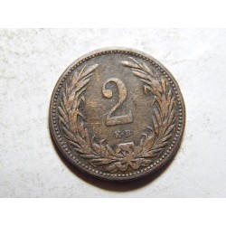 František Josef I. 2 Fillér 1895 KB VF č37707 