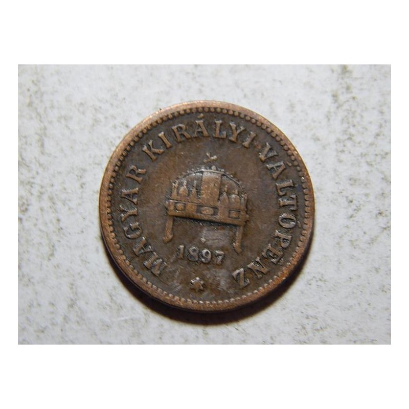 František Josef I. 2 Fillér 1897 KB VF č37735 František Josef I. 2 Fillér 1897 KB VF č37735