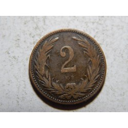 František Josef I. 2 Fillér 1897 KB VF č37735 