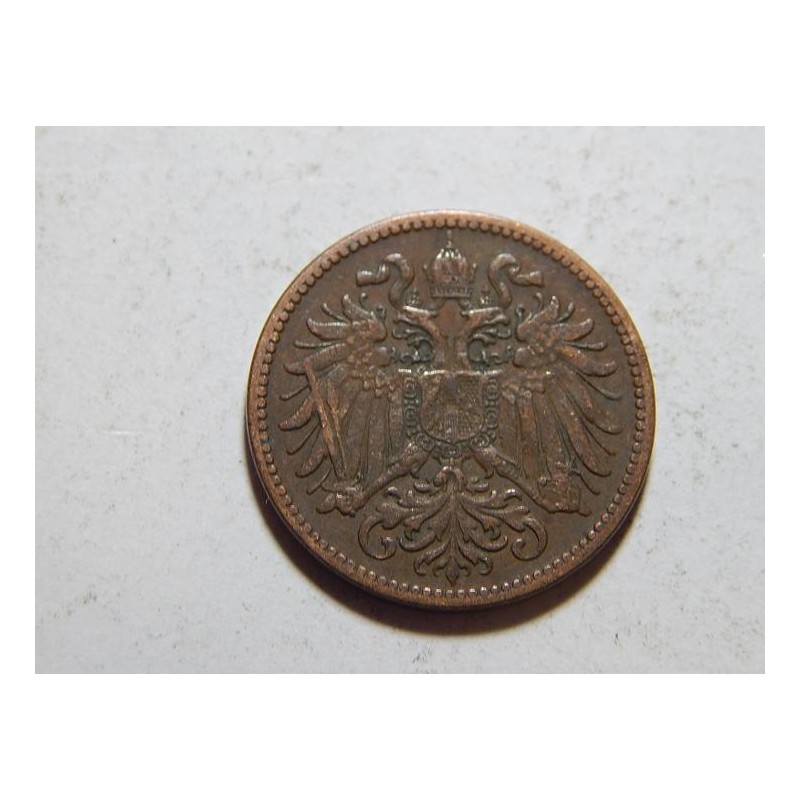 František Josef I. 2 Heller 1907 XF č37462 František Josef I. 2 Heller 1907 XF č37462