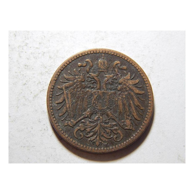 František Josef I. 2 Heller 1909 XF č37504 František Josef I. 2 Heller 1909 XF č37504