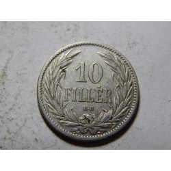 František Josef I. 10 Fillér 1894 KB VF-XF č37716 