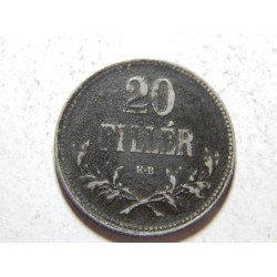 František Josef I. 20 Fillér 1916 KB VF č37648 