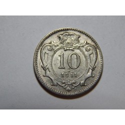 František Josef I. 10 Heller 1911 XF-UNC č37410 