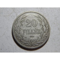 František Josef I. 20 Fillér 1894 VB XF č37653 