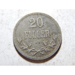 František Josef I. 20 Fillér 1917 KB XF č37670 