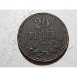 František Josef I. 20 Fillér 1916 KB VF č37697 