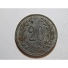 František Josef I. 20 Heller 1918 XF-UNC č37370 