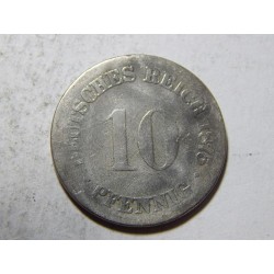 Německo Císařství 10 Pfennig 1875 E NF č27141 