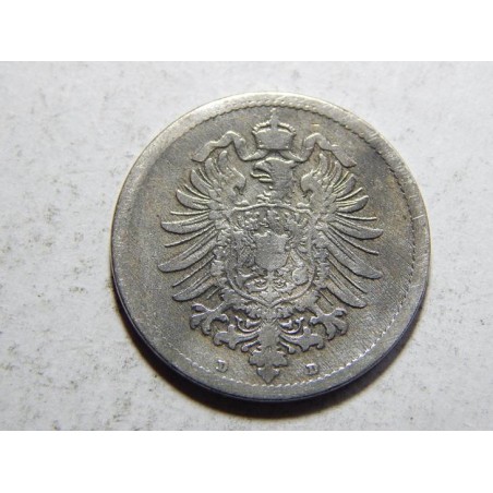 Německo Císařství 10 Pfennig 1889 D VF č27258 