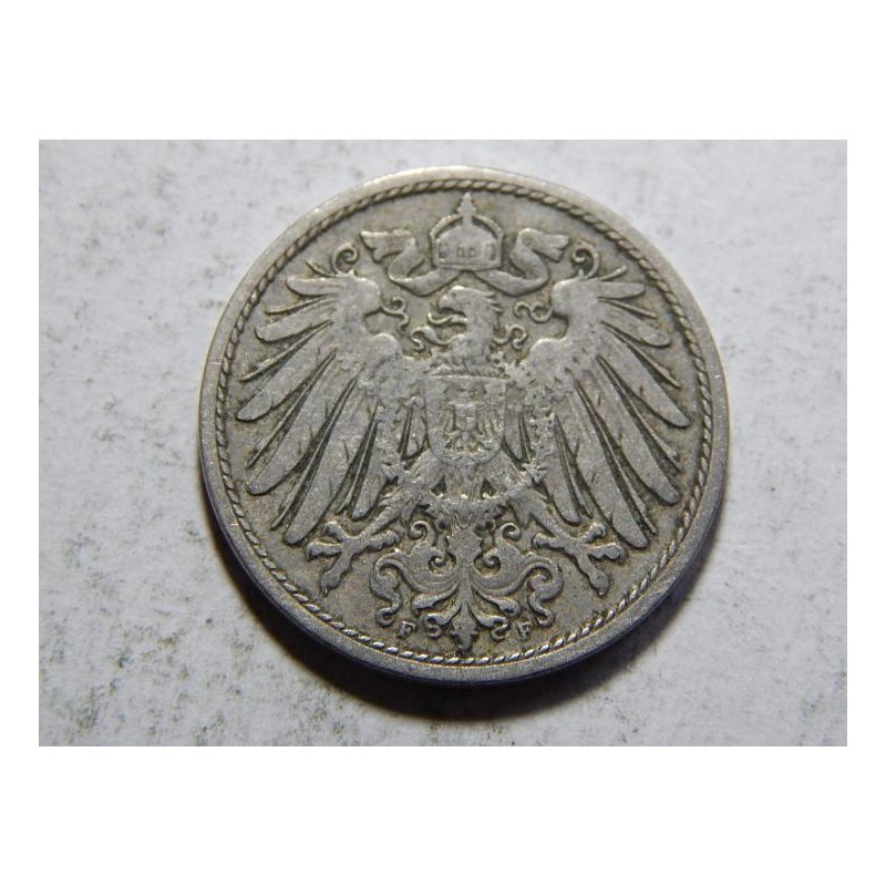 Německo Císařství 10 Pfennig 1900 F XF č27251 Německo Císařství 10 Pfennig 1900 F XF č27251