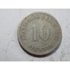 Německo Císařství 10 Pfennig 1892 D VF-XF č27214 