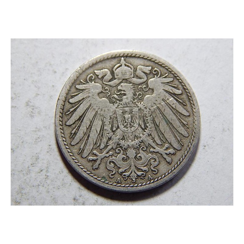 Německo Císařství 10 Pfennig 1896 A XF č27237 Německo Císařství 10 Pfennig 1896 A XF č27237