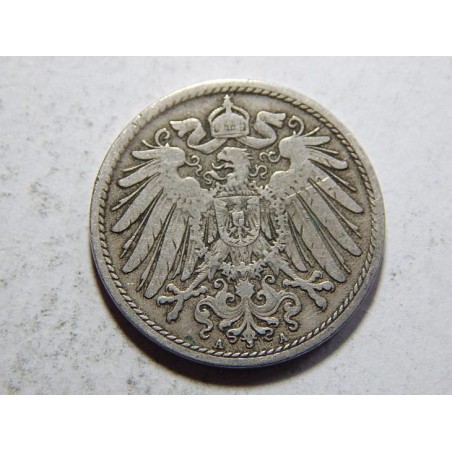 Německo Císařství 10 Pfennig 1896 A XF č27237 