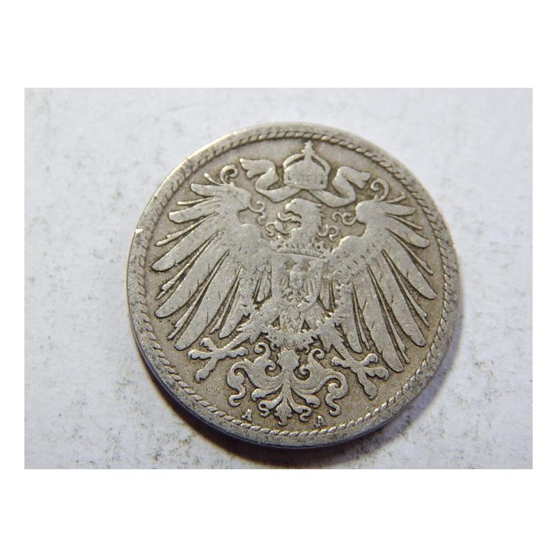 Německo Císařství 10 Pfennig 1898 A XF č27208 Německo Císařství 10 Pfennig 1898 A XF č27208