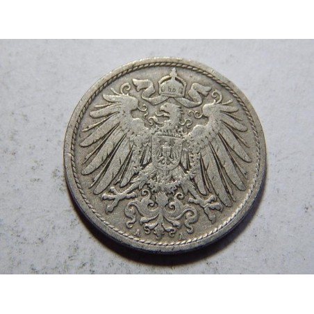 Německo Císařství 10 Pfennig 1905 A XF č27236 