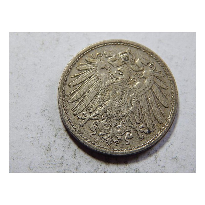 Německo Císařství 10 Pfennig 1913 J XF-UNC č27190 Německo Císařství 10 Pfennig 1913 J XF-UNC č27190