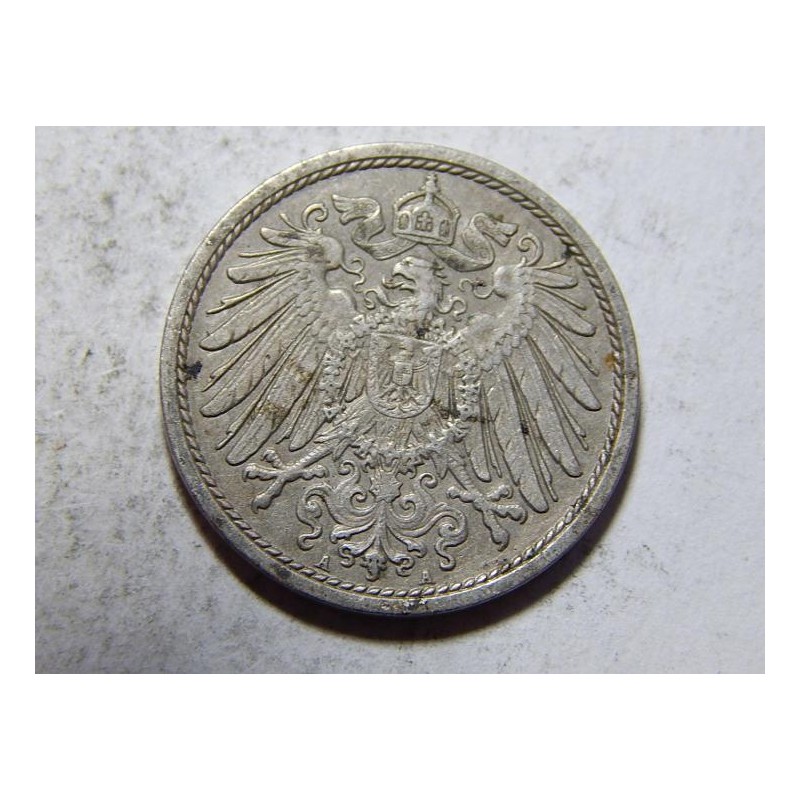Německo Císařství 10 Pfennig 1914 A XF-UNC č27161 Německo Císařství 10 Pfennig 1914 A XF-UNC č27161
