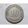 Německo Císařství 10 Pfennig 1906 F XF č27167 