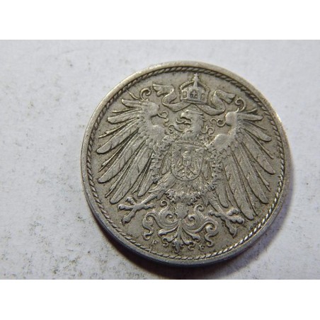 Německo Císařství 10 Pfennig 1913 F XF-UNC č27197 