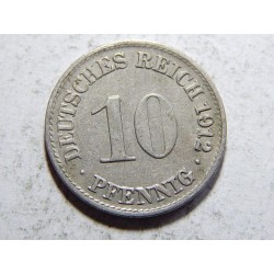 Německo Císařství 10 Pfennig 1912 A UNC č27282 