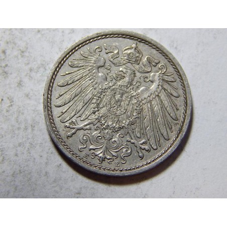 Německo Císařství 10 Pfennig 1914 E XF-UNC č27160 